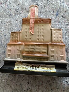 1968 Jim Beam Decanter bottle BROADMOOR HOTEL COLORADO 1918-1968 Anniversary